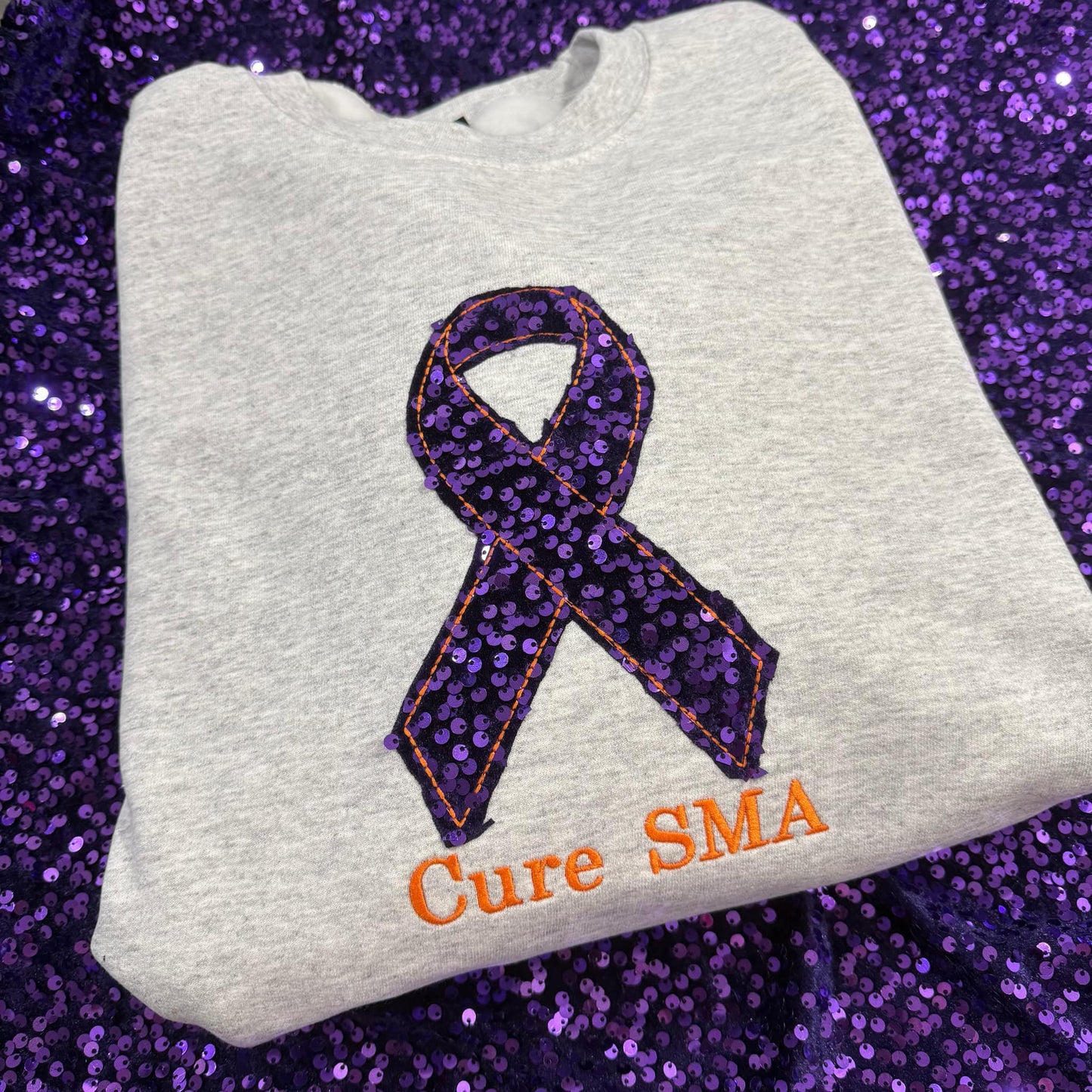 Cure SMA Embroidered Sweatshirt