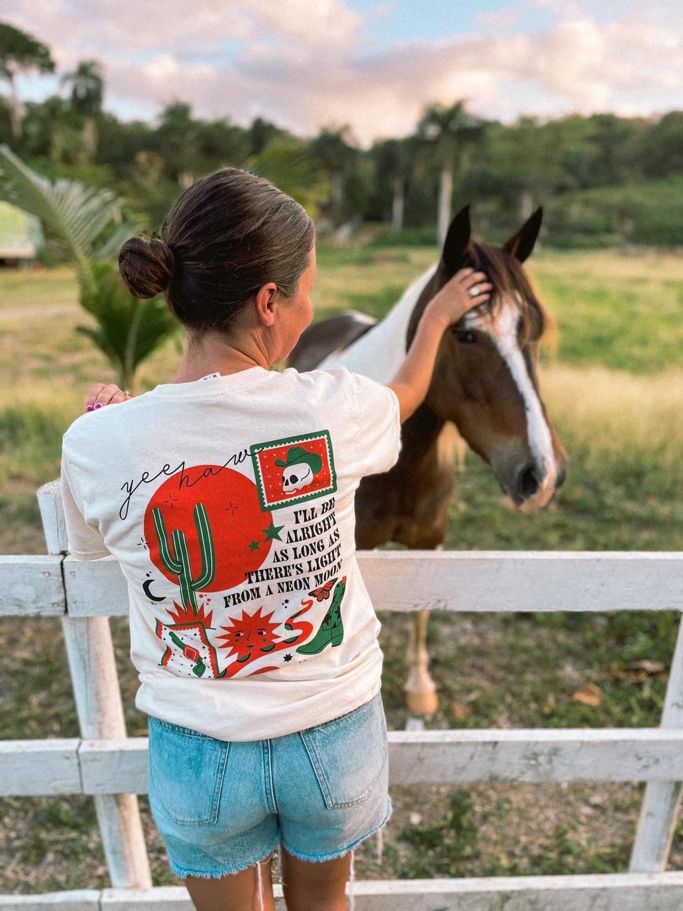 Neon Moon Western Tee