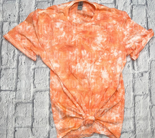 Melon Orange Tie Dye